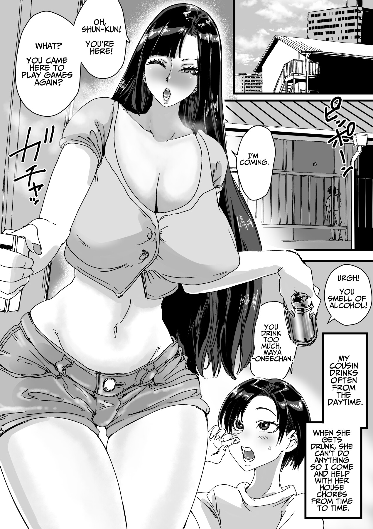 Hentai Manga Comic-I Fuck My Drunken Older Cousin-Read-2